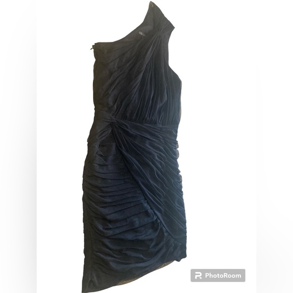 Armani Exchange black one shoulder dress size 6 - Picture 1 of 10